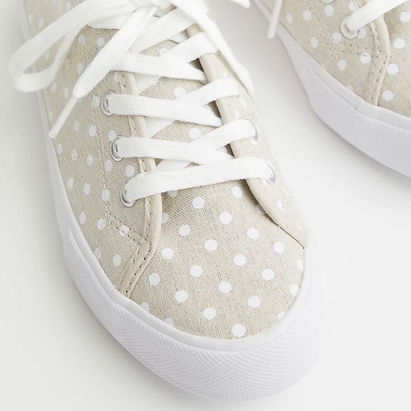 Torrid Natural Polka Dot Canvas Sneaker 9WW - Picture 11 of 12